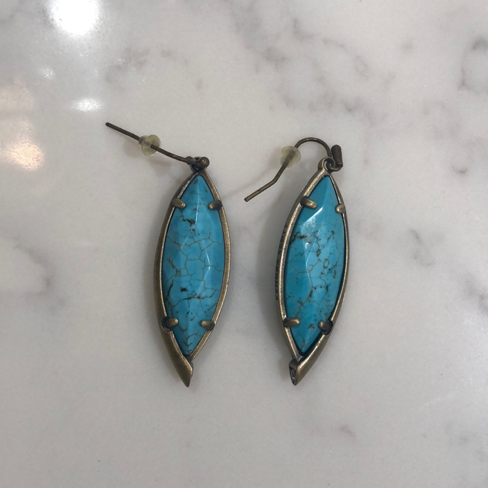 Kendra Scott turquoise earrings. Worn once